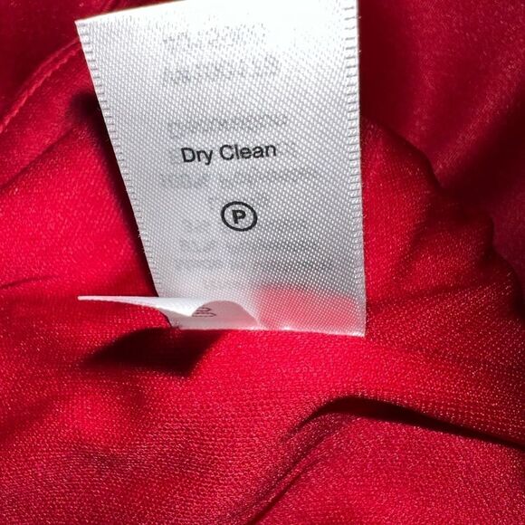 Coldwater Creek red cap sleeve evening, cocktail dress w/rhinestone accents p 16 - Picture 8 of 10